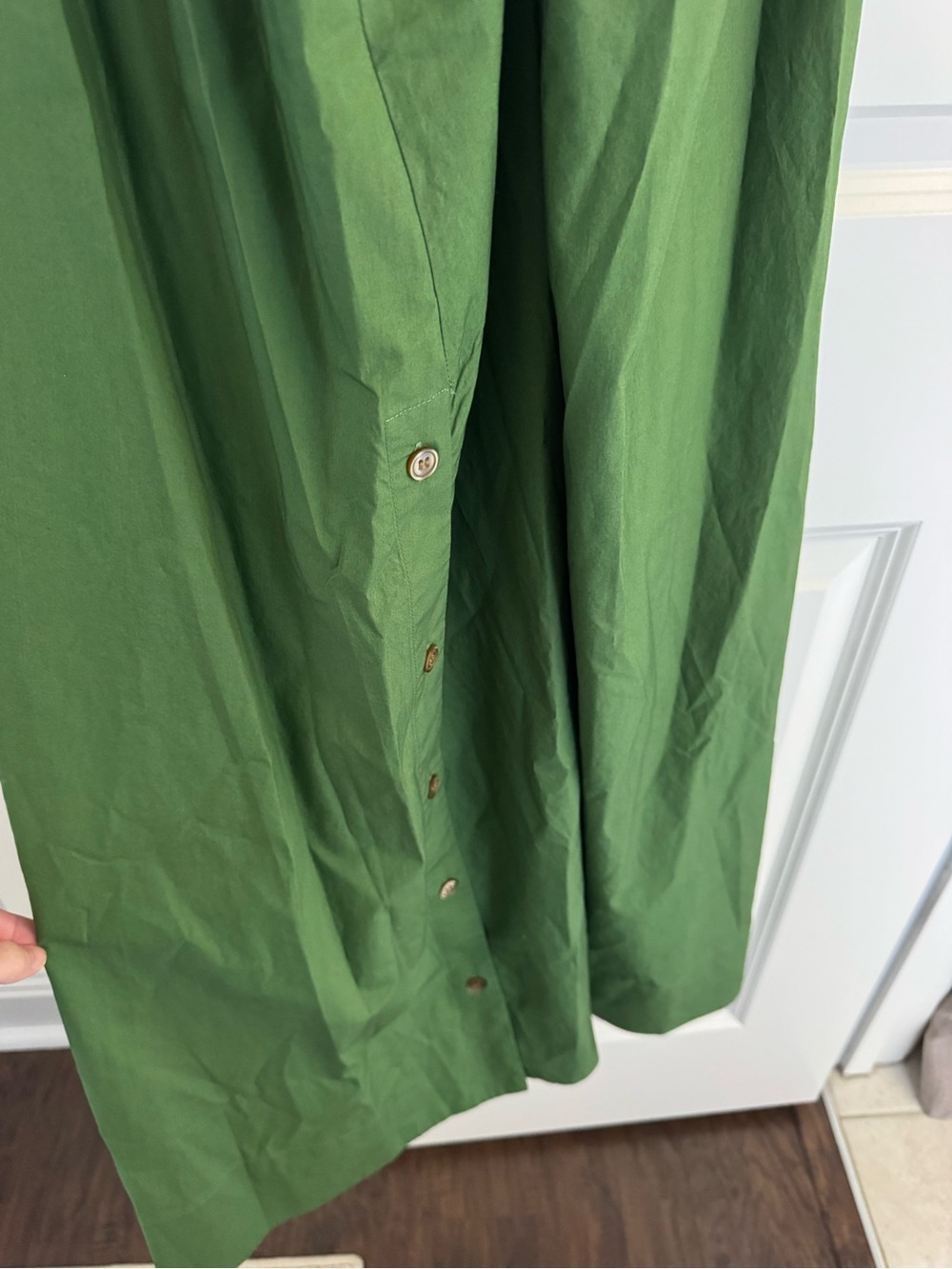 Soeur Arielle Green Cotton Maxi Dress - Picture 8 of 8
